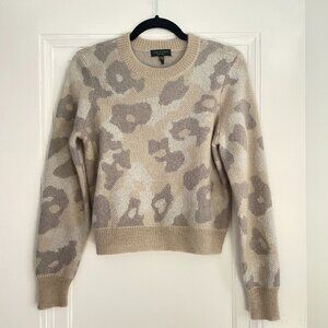NWOT Rag & Bone Leopard Mohair Sweater / Size XXS